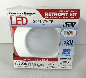 017801471267 FEIT ELECTRIC Led Recessed Recess Retrofit Watts