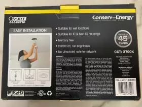 017801477207 FEIT ELECTRIC Watts Led Dimmable Retrofit Lamp #3