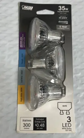 017801759525 FEIT ELECTRIC Pin Base Dimmable Track Light Led