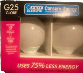 017801877878 FEIT ELECTRIC Globe Light Bulbs #2