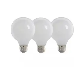 1005350658 FEIT ELECTRIC Globe Dimmable Filament Edison Light