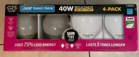 238660 FEIT ELECTRIC Globe Light Bulbs