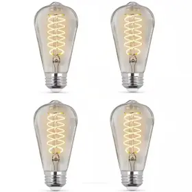 313034658643 FEIT ELECTRIC Dimmable Spiral Filament Glass