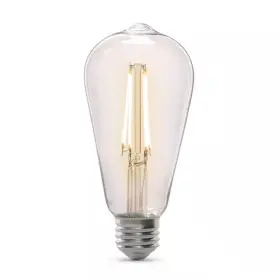 313043538509 FEIT ELECTRIC Straight Filament Dusk Dawn Glass