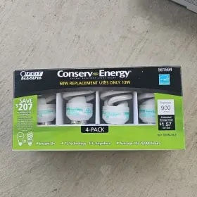 440075 FEIT ELECTRIC Conserv Energy Pack Cfl Bulbs