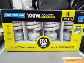 440078 FEIT ELECTRIC Conserv Energy Fluorescent Light Bulbs