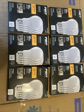 Feit Electric 445016474415 60-watt Equivalent A19 Dimmable Filament Cec 90 Cri White Glass E26 Medium Led L