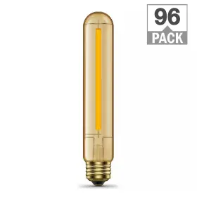 445041450408 FEIT ELECTRIC Dimmable Straight Filament Amber