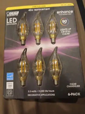 728480 FEIT ELECTRIC Felt Led Bulbs Pack