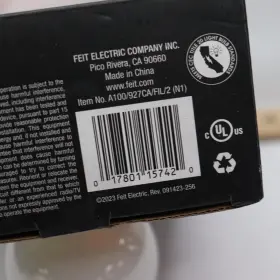 A100-927CA-FIL-2 FEIT ELECTRIC Led Light Bulbs Dimmable Eqv #3
