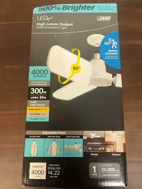 ADJ4000-3CCT-MM-LED FEIT ELECTRIC Motion Light Bulb