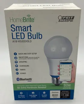AOM800-827-LED-HBR FEIT ELECTRIC Dimmable Homebrite Smart