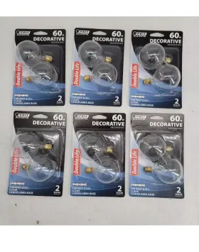 BP60G161-2-DL FEIT ELECTRIC Bulbs Candelabra Base Double #2