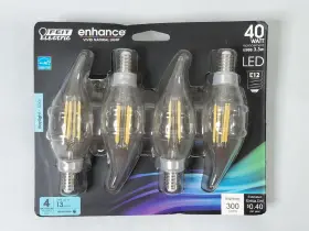 BPCFC40-9500CA-FIL FEIT ELECTRIC Candel Filament Led Light