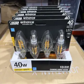 BPCTC40930CAFIL-4 FEIT ELECTRIC Candelabra Bulbs