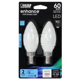 BPCTF60950CAFIL2RP24 FEIT ELECTRIC Led Light Bulbs Candelabra #2