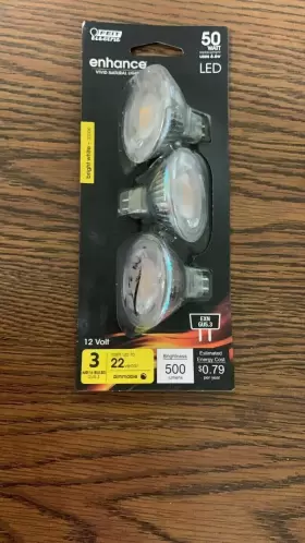 GU10 FEIT ELECTRIC Enhance Ledbi Pin Light Bulb Bright