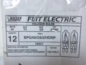 BPQ40-G9-2-HDRP-12 FEIT ELECTRIC Bright Pin Base Dimmable #3