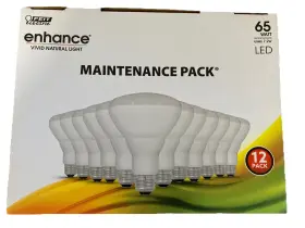 12-PACK FEIT ELECTRIC Led Enhance Vivid Natural Bulbs
