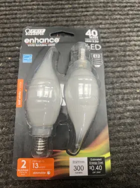 BPCFF40950CAFL2 FEIT ELECTRIC CO Dimmable Led Light Bulb
