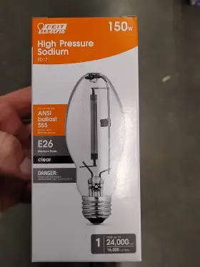 LU150-MED-HDRP FEIT ELECTRIC CO Hid Bulb High Pressure Sodium