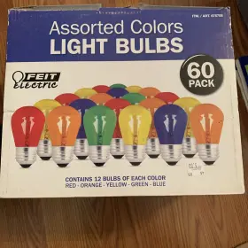 COMINHKPR92889 FEIT ELECTRIC Multicolor Light Bulb