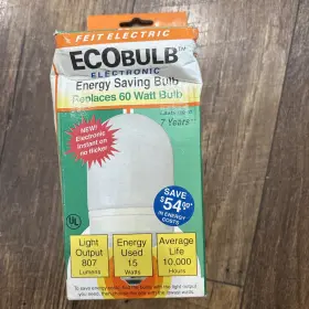 ESL15C FEIT ELECTRIC Light Bulb Ecobulb Screw Base