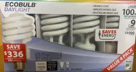 ESL23TM-D-4 FEIT ELECTRIC Pack Mini Twist Light Bulbs Cfl