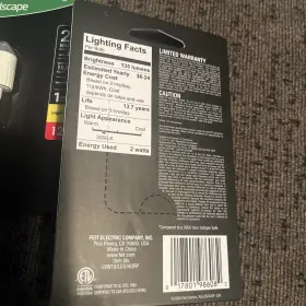 LVW18 FEIT ELECTRIC Volt Led Landscape Light Bulb Wedge Base