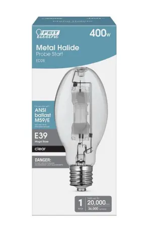 MH400-U-ED28-HDRP FEIT ELECTRIC Halide Mogul Base Hid Light