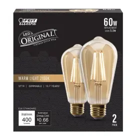 ST19-VG-LED-2 FEIT ELECTRIC Dimmable Light