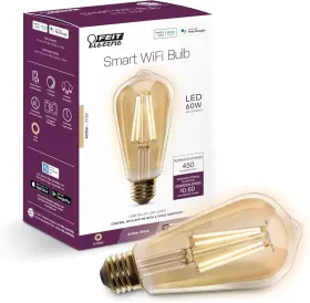 ST1960-FIL-AG FEIT ELECTRIC Edison Smart Led Light Bulb Amber