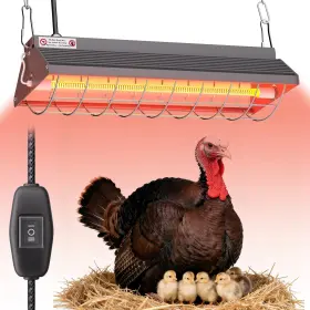 B0FMXS4C2N FICUSWIN Heat Lamp Carbon Heater Chicken Coop