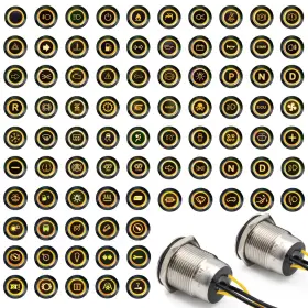 FLM19-FW-1-S10M4-BY012-2 FILN Symbols Push Switches Automti
