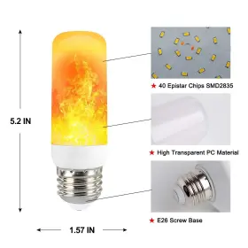 791715177643 FIVEAGE Led Flame Effect Light Base Lighting #3