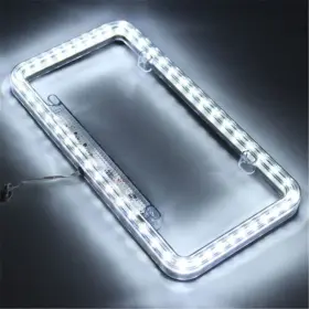 FO-QCCPK008-WHITE FOLLICOMFY Led Light License Plate Frame