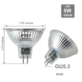 883343658004 FTL Led Bulb Dimmable Glass Ac Haloge #2