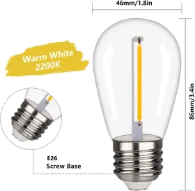 614158394777 FUTIME Pack Led Light Bulbs Shatterproof #2