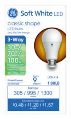 93130562 G-E LIGHTING Ge Led Bulb
