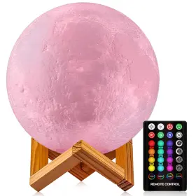 B09F5VSQS7 GDPETS Moon Lamp Night Light Stand Remote Control