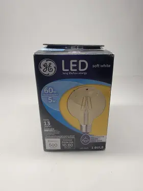 043168246019 GE Globe Led Dimmable Light Bulb