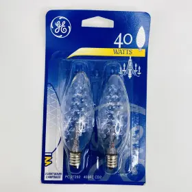 043168272926 GE Pack Chandelier Candelabra Base Light Bulbs