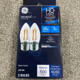 043168318808 GE Reveal Led Light Dimmable Bulbs