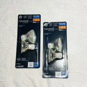 043168340458 GE Reveal Led Floodlights Twin