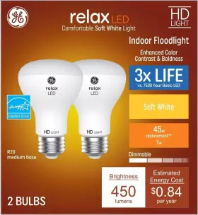 043168414821 GE Relax Dimmable Led Light Fixture Lig