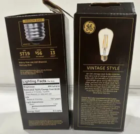 043168421942 GE Pack Lighting Led Light Bulb Amber #2
