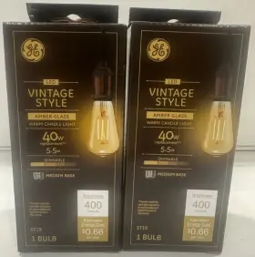 043168421942 GE Pack Lighting Led Light Bulb Amber