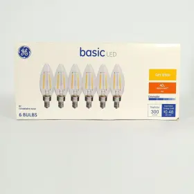 043168439435 GE Led Bc Candelabra Bulbs Dimmable