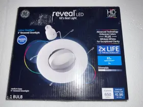 043168450188 GE Reveal Led Base Recessed Recess Downlight
