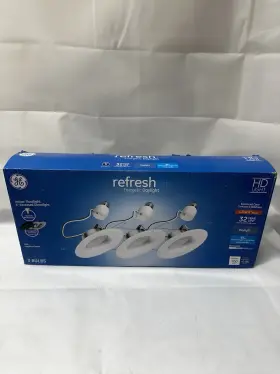 043168477697 GE Refresh Round Dimmable Recessed Recess Down